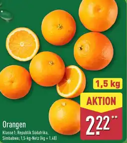 Aldi Nord Orangen Angebot