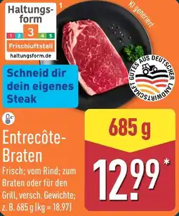 Aldi Nord Entrecôte-Braten Angebot