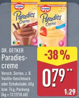 Aldi Nord DR. OETKER Paradies-creme Angebot