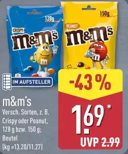 Aldi Nord m&m's Angebot