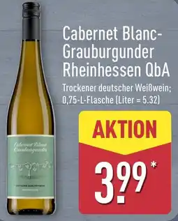 Aldi Nord Cabernet Blanc Grauburgunder Rheinhessen QbA Angebot