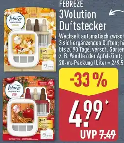 Aldi Nord FEBREZE 3Volution Duftstecker Angebot