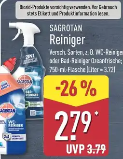 Aldi Nord SAGROTAN Reiniger Angebot