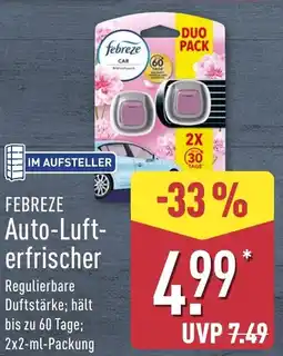 Aldi Nord Febreze Auto-Luftfrischer Angebot