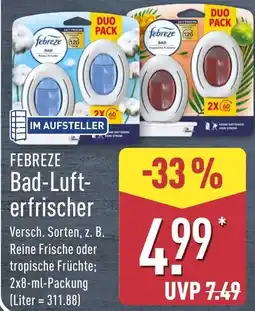 Aldi Nord Febreze Bad-Luft-erfrischer Angebot