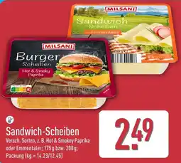 Aldi Nord Milsani Sandwich-Scheiben Angebot