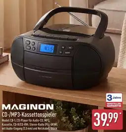 Aldi Nord MAGINON CD-/MP3-Kassettenspieler Angebot