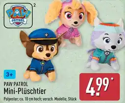 Aldi Nord PAW PATROL Mini-Plüschtier Angebot