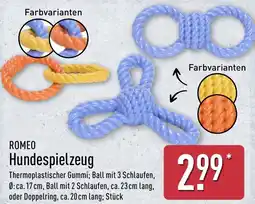 Aldi Nord ROMEO Hundespielzeug Angebot