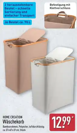Aldi Nord HOME CREATION WäscheKorb Angebot
