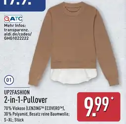 Aldi Nord UP2FASHION 2-in-1-Pullover Angebot