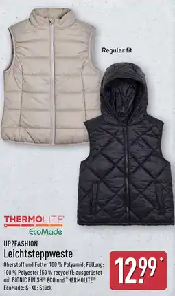 Aldi Nord UP2FASHION Leichtsteppweste Angebot