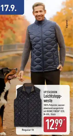Aldi Nord UP2FASHION Leichtsteppweste Angebot