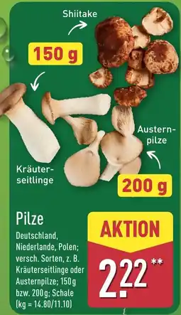 Aldi Nord Pilze Angebot