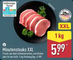 Aldi Nord Minutensteaks XXL Angebot