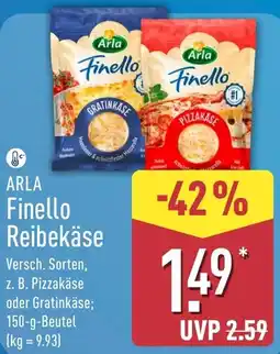 Aldi Nord ARLA Finello Reibekäse Angebot