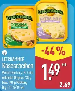 Aldi Nord LEERDAMMER Käsescheiben Angebot