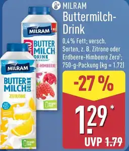 Aldi Nord Milram Buttermilch-Drink Angebot