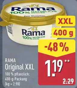 Aldi Nord Rama Original XXL Angebot