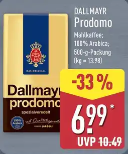 Aldi Nord Dallmayr Prodomo Angebot