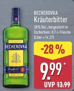 Aldi Nord BECHEROVKA Kräuterbitter Angebot