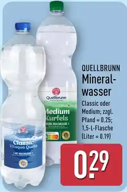 Aldi Nord Quellbrunn Mineralwasser Angebot