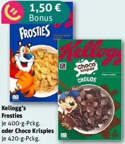 REWE Kellogg's Frosties oder Choco Krispies Angebot