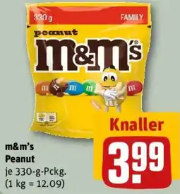 REWE m&m's Peanut Angebot
