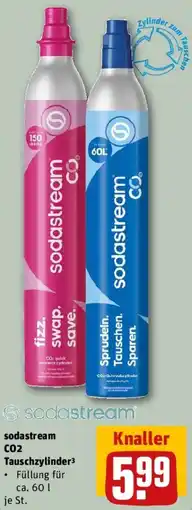 REWE sodastream CO2 Tauschzylinder Angebot