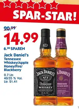 Hol'ab Getränkemarkt Jack Daniel's Tennessee Whiskey Angebot