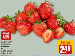 REWE Erdbeeren Angebot