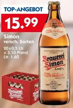 Hol'ab Getränkemarkt Brauerei Simon Weißbier Angebot
