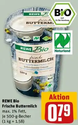 REWE REWE Bio Frische Buttermilch Angebot