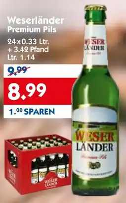 Hol'ab Getränkemarkt Weserländer Premium Pils Angebot