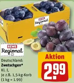 REWE Zwetschgen Angebot