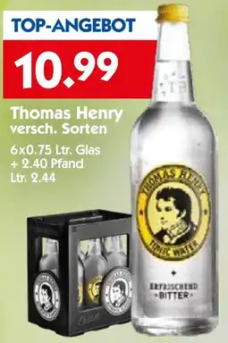 Hol'ab Getränkemarkt Thomas Henry Tonic Water Angebot