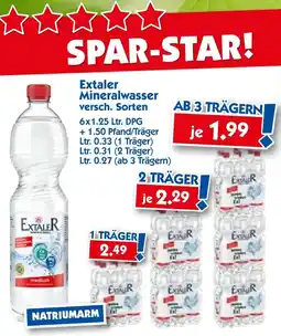 Hol'ab Getränkemarkt Extaler Mineralwasser Angebot