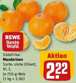 REWE Mandarinen Angebot