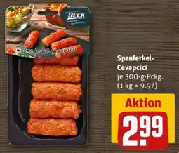 REWE Spanferkel Cevapcici Angebot