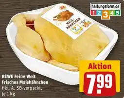REWE REWE Feine Welt Frisches Maishähnchen Angebot