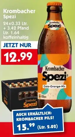 Hol'ab Getränkemarkt Krombacher Spezi Angebot