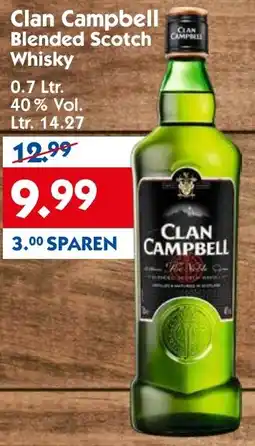 Hol'ab Getränkemarkt Clan Campbell Blended Scotch Whisky Angebot