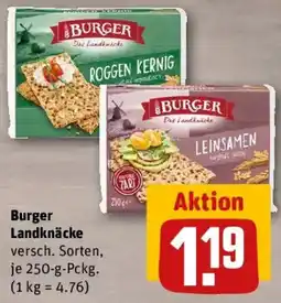 REWE Burger Landknäcke Angebot