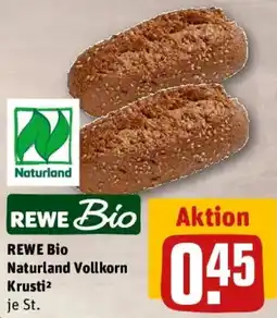 REWE REWE Bio Naturland Vollkorn Krusti Angebot