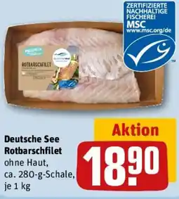 REWE Deutsche See Rotbarschfilet Angebot