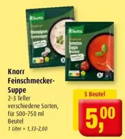 Markant Knorr Feinschmecker-Suppe Angebot