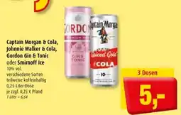 Markant Captain Morgan Spiced Gold Cola Angebot