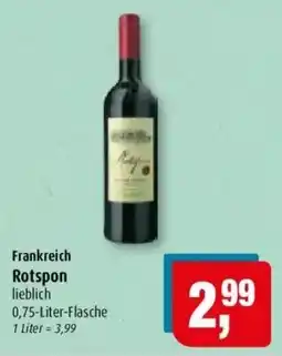 Markant Frankreich Rotspor lieblich Angebot