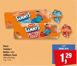Markant Harry Sammy's Butter- oder Vollkorn-Toast Angebot