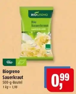 Markant Biogreno Sauerkraut Angebot